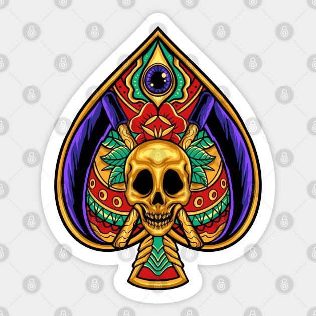 ancient spade Sticker by spoilerinc